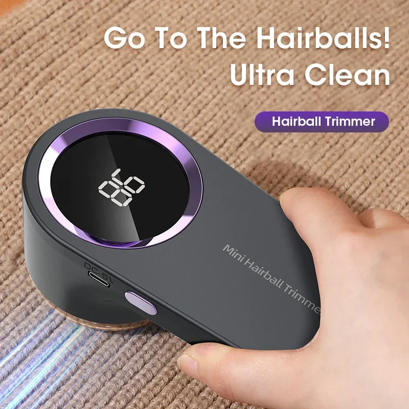 Electric Lint Remover Pro | Rechargeable Fabric Shaver with LED Display