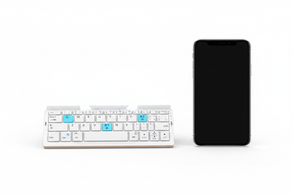 Folded + phone scale