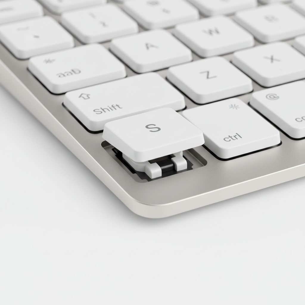 Key detail close-up